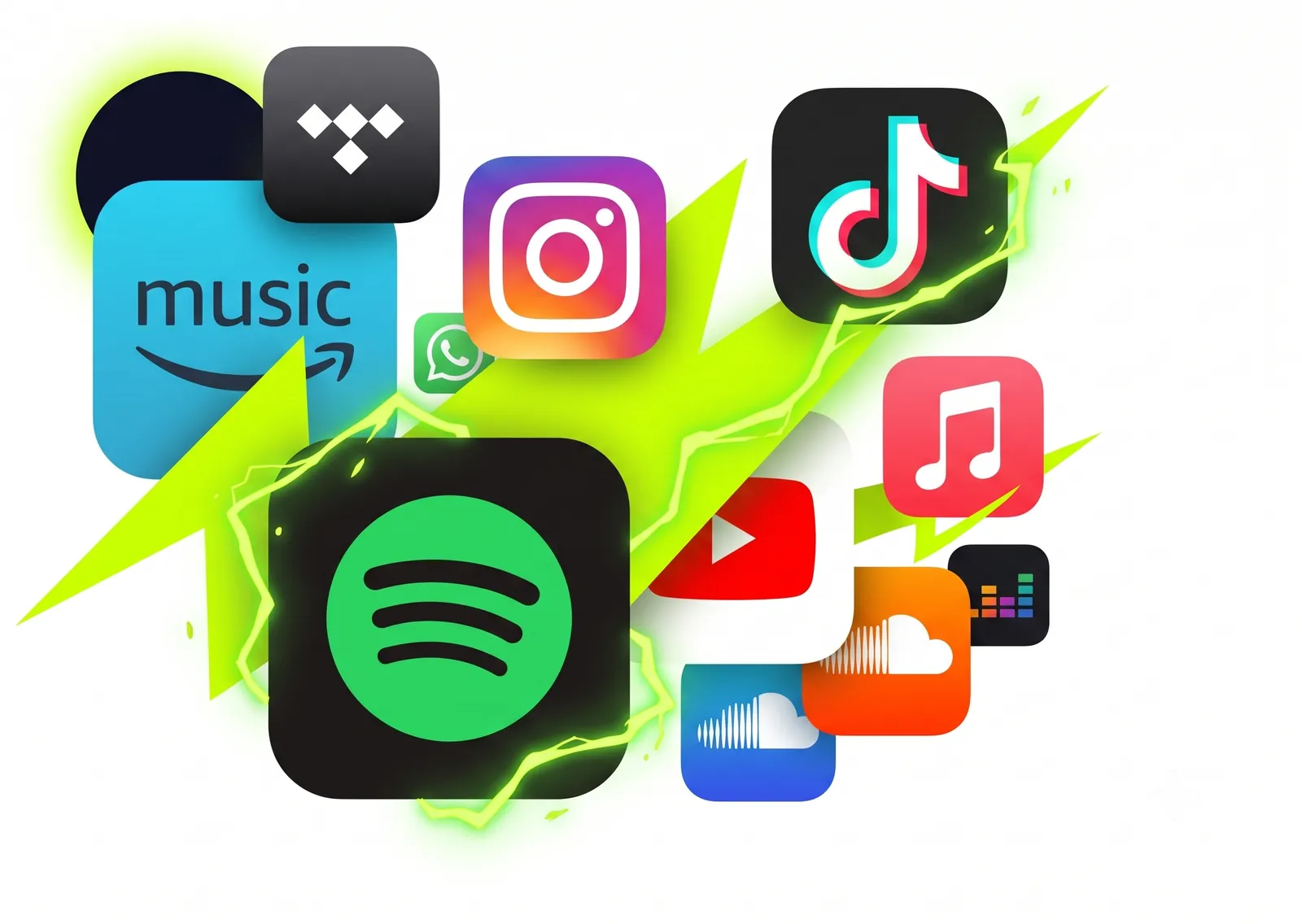 All major music platforms
